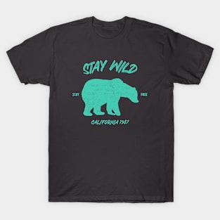 Stay Wild California Bear T-Shirt